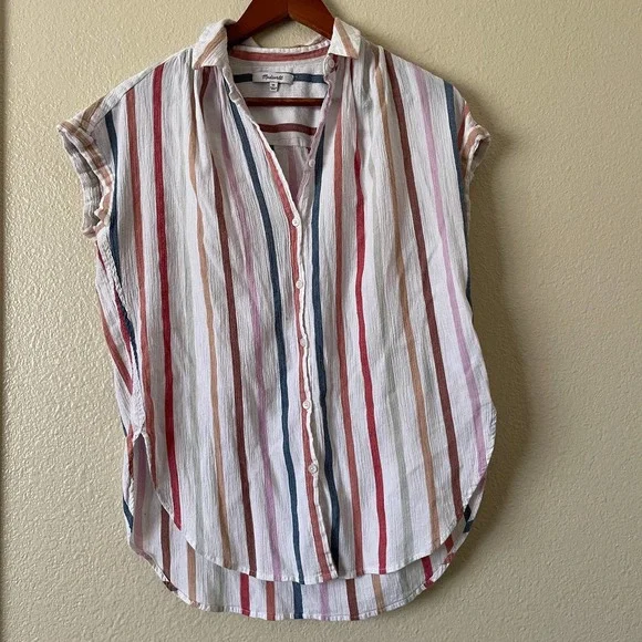 Madewell Gauze central tunic shirt - Picture 2 of 7